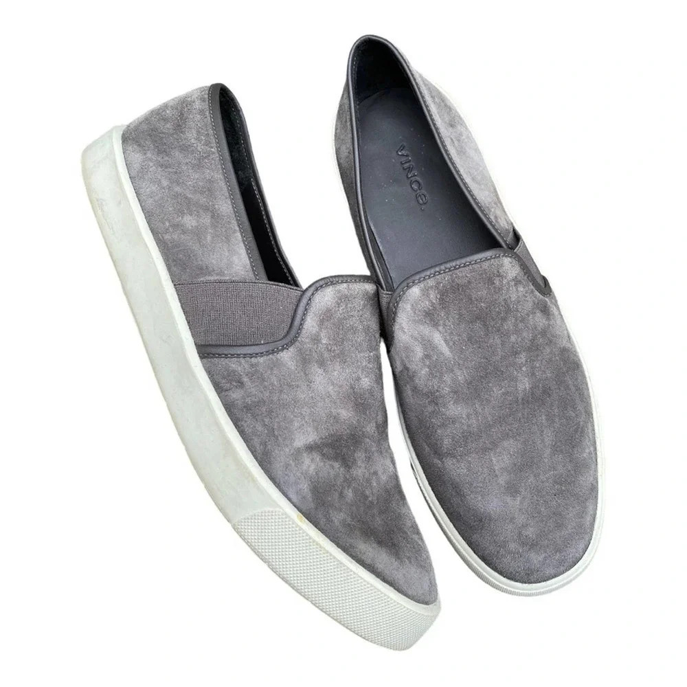 Vince grey suede slip on sneaker size 8